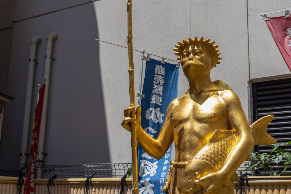 かっぱ河太郎の像（東京・台東区）